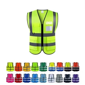 Reflective Safety Vest w/Pouch