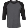 JERZEES Premium Blend Ringspun Three-Quarter Sleeve Ragla... | https://www.bestnamebadges.com