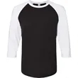 JERZEES Premium Blend Ringspun Three-Quarter Sleeve Ragla... | https://www.bestnamebadges.com