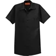 Red Kap Short Sleeve Industrial Work Shirt. | https://www.bestnamebadges.com