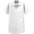 Red Kap Short Sleeve Industrial Work Shirt. | https://www.bestnamebadges.com