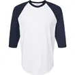 Tultex Unisex Fine Jersey Raglan T-Shirt - 245 | https://www.bestnamebadges.com