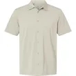 Adidas Men's Full Button Down Short Sleeve Shirt - A595 | https://www.bestnamebadges.com
