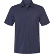 Adidas Men's Full Button Down Short Sleeve Shirt - A595 | https://www.bestnamebadges.com