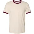 Next Level Apparel Unisex Ringer T-Shirt | https://www.bestnamebadges.com