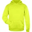 Badger Youth Performance Fleece Hooded Sweatshirt - 2454 | https://www.bestnamebadges.com