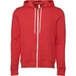 Bella Unisex Poly-Cotton Fleece Full-Zip Hoodie | https://www.bestnamebadges.com