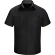 Red Kap Men's Performance Plus Short Sleeve Shirt With Oi... | https://www.bestnamebadges.com