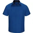 Red Kap Men's Performance Plus Short Sleeve Shirt With Oi... | https://www.bestnamebadges.com