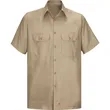 Red Kap Men's Ripstop Short Sleeve Work Shirt - SY60 | https://www.bestnamebadges.com