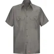 Red Kap Men's Ripstop Short Sleeve Work Shirt - SY60 | https://www.bestnamebadges.com