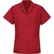 Red Kap Women's Loose Fit Short Sleeve Button Smock - TP23 | https://www.bestnamebadges.com