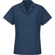 Red Kap Women's Loose Fit Short Sleeve Button Smock - TP23 | https://www.bestnamebadges.com