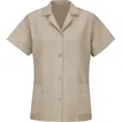 Red Kap Women's Loose Fit Short Sleeve Button Smock - TP23 | https://www.bestnamebadges.com