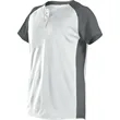 Alleson Athletic Girls' Two Button Fastpitch Jersey - 522... | https://www.bestnamebadges.com
