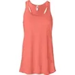 Bella Ladies Flowy Racerback Tank | https://www.bestnamebadges.com