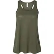Bella Ladies Flowy Racerback Tank | https://www.bestnamebadges.com