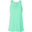 Bella Ladies Flowy Racerback Tank | https://www.bestnamebadges.com
