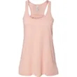 Bella Ladies Flowy Racerback Tank | https://www.bestnamebadges.com