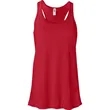 Bella Ladies Flowy Racerback Tank | https://www.bestnamebadges.com