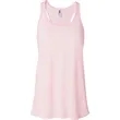 Bella Ladies Flowy Racerback Tank | https://www.bestnamebadges.com