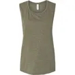 Bella Ladies Flowy Scoop Muscle Tank | https://www.bestnamebadges.com