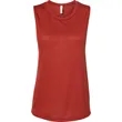 Bella Ladies Flowy Scoop Muscle Tank | https://www.bestnamebadges.com