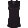 Bella Ladies Flowy Scoop Muscle Tank | https://www.bestnamebadges.com