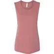 Bella Ladies Flowy Scoop Muscle Tank | https://www.bestnamebadges.com
