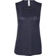 Bella Ladies Flowy Scoop Muscle Tank | https://www.bestnamebadges.com