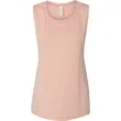 Bella Ladies Flowy Scoop Muscle Tank | https://www.bestnamebadges.com