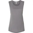 Bella Ladies Flowy Scoop Muscle Tank | https://www.bestnamebadges.com