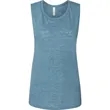 Bella Ladies Flowy Scoop Muscle Tank | https://www.bestnamebadges.com