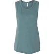 Bella Ladies Flowy Scoop Muscle Tank | https://www.bestnamebadges.com