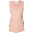 Bella Ladies Flowy Scoop Muscle Tank | https://www.bestnamebadges.com
