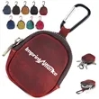 Mini Leather Coin Pouch with Zipper and Key Clip | https://www.bestnamebadges.com