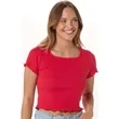 Boxercraft Women's Baby Rib T-Shirt - BW2403 | https://www.bestnamebadges.com