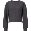 Boxercraft Women's Ribbed Knit Cropped Boxy Crew - BW5102 | https://www.bestnamebadges.com