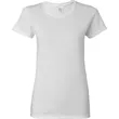 Gildan Heavy Cotton™ Ladies 5.3 Oz. Missy Fit T-Shirt | https://www.bestnamebadges.com