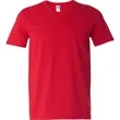 Gildan Softstyle® 4.5 Oz. V-Neck T-Shirt | https://www.bestnamebadges.com
