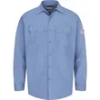 Bulwark Men's Flame Resistant Excel Work Shirt - SEW2 | https://www.bestnamebadges.com