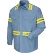 Bulwark Men's Enhanced Visibility Uniform Shirt - SLDT | https://www.bestnamebadges.com
