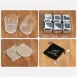 Premium Stainless Steel Whiskey Stone Gift Set | https://www.bestnamebadges.com