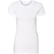 Next Level Ladies CVC T-Shirt | https://www.bestnamebadges.com