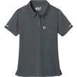 Carhartt Women's FLD & RSCU Polo | https://www.bestnamebadges.com