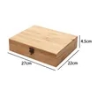 Luxury 9-Piece Rabbit Wine Opener Set In Bamboo Gift Box | https://www.bestnamebadges.com