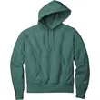 Champion Reverse Weave Garment-Dyed Hooded Sweatshirt. | https://www.bestnamebadges.com