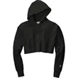 Champion Women's Reverse Weave Cropped Cut-Off Hooded Swe... | https://www.bestnamebadges.com
