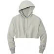 Champion Women's Reverse Weave Cropped Cut-Off Hooded Swe... | https://www.bestnamebadges.com