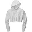 Champion Women's Reverse Weave Cropped Cut-Off Hooded Swe... | https://www.bestnamebadges.com